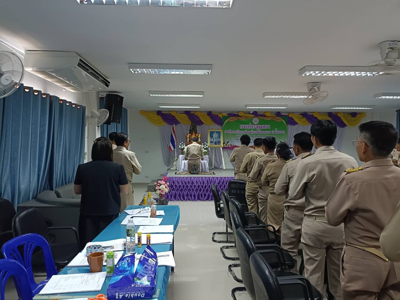 การประชุมสภาองค์การบริหารส่วนตำบลบ้านหวาย ครั้งแรก (โดยนายอำเภอวาปีปทุม) วันที่ 20 กุมภาพันธ์ 2569 ณ ห้องประชุมสภาองค์การบริหารส่วนตำบลบ้านหวาย ชั้น 2